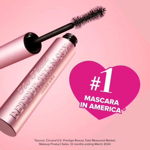 Too Faced Better Than Sex Volumizing Mascara | Volume, Length + Peptides - Image 7